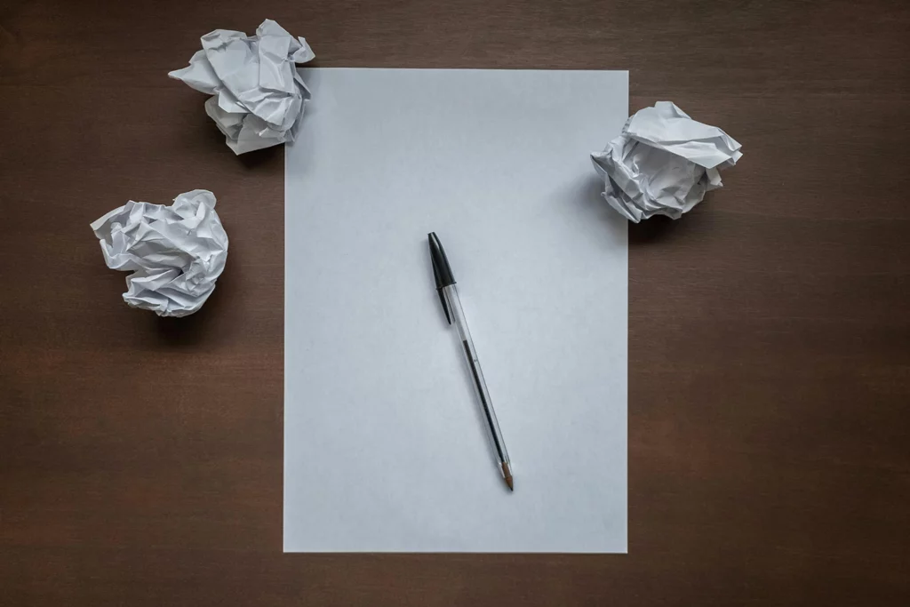 papier froissé