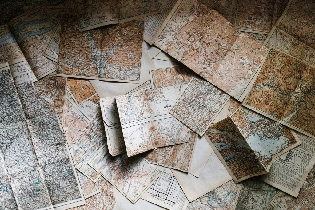 plan, cartes